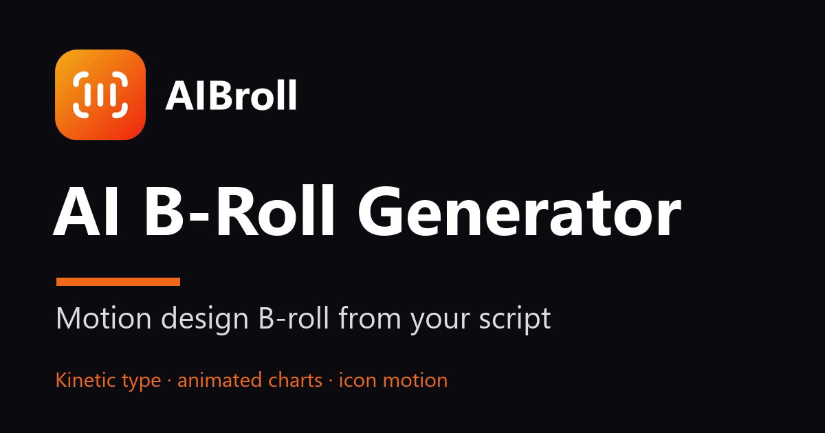 14 Motion Design B-Roll Ideas for Talking-Head and Explainer Videos